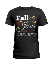 Fall For Jesus Ladies T-Shirt tile