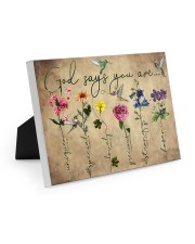 God says you are 10x8 Easel-Back Gallery Wrapped Canvas thumbnail