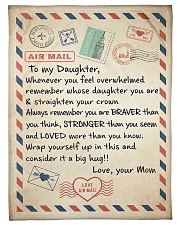 To My Daughter Small Fleece Blanket - 30" x 40" thumbnail