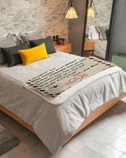 To My Daughter Sherpa Fleece Blanket - 50" x 60" aos-sherpa-fleece-blanket-lifestyle-front-01