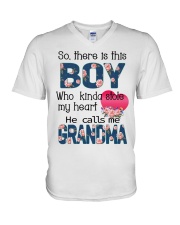 Grandma V-Neck T-Shirt tile