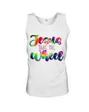 Jesus take the wheel Unisex Tank tile