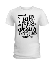 Fall For Jesus Ladies T-Shirt tile