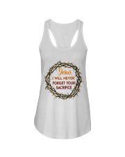 Jesus Ladies Flowy Tank tile