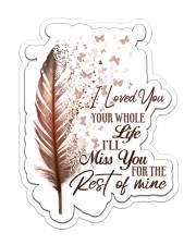 I LOVE YOU WHORE Sticker - Single (Vertical) front