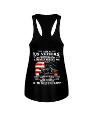 I am a us veteran Ladies Flowy Tank tile