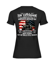 I am a us veteran Premium Fit Ladies Tee tile