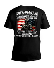 I am a us veteran V-Neck T-Shirt tile