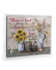 Bless The Food Before Us 14x11 White Floating Framed Canvas Prints thumbnail