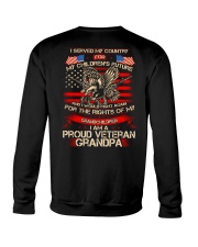 I am a proud Veteran Grandpa Crewneck Sweatshirt tile