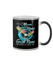 I'm a Mom nana and Great nana Color Changing Mug tile
