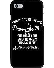 I WANTED TO GO JOGGING Phone Case tile