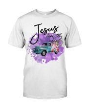 Jesus take the wheel Classic T-Shirt front