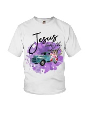 Jesus take the wheel Youth T-Shirt tile