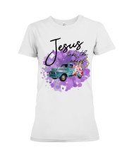 Jesus take the wheel Premium Fit Ladies Tee tile