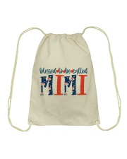 Blessed To Be Called Mimi Drawstring Bag tile