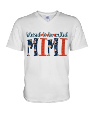 Blessed To Be Called Mimi V-Neck T-Shirt tile