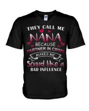 They call me Nana V-Neck T-Shirt tile