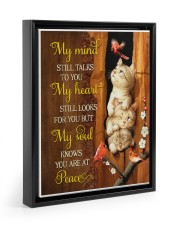 MY MENTION IS STILL TELL YOU THAT ARE AT THE DOOR 11x14 Black Floating Framed Canvas Prints thumbnail