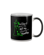 Don't make me get my flying monkeys Color Changing Mug tile