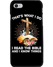 I READ THE BIBLE EVERY DAY AND KNOW THAT Phone Case tile
