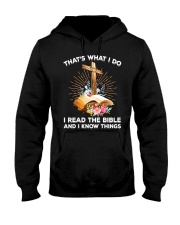 I READ THE BIBLE EVERY DAY AND KNOW THAT Hooded Sweatshirt tile