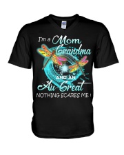 I'm a Mom Grandma and an Au Great V-Neck T-Shirt tile