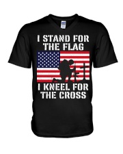 Flag V-Neck T-Shirt tile