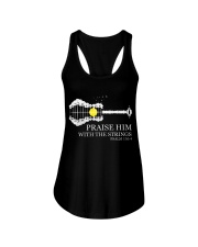 Praise Him Ladies Flowy Tank tile