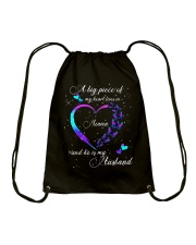 MY HUSBAND Drawstring Bag tile