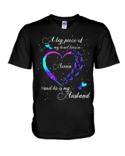 MY HUSBAND V-Neck T-Shirt tile