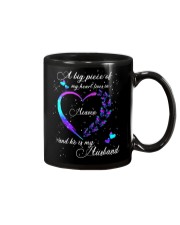 MY HUSBAND Mug tile