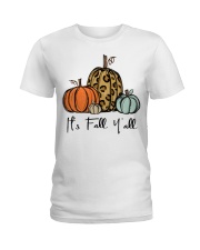 It's Fall Y'all Ladies T-Shirt tile