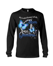 My Greatest Blessings Call Me Mom and Grandma Long Sleeve Tee tile