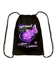 Blessed To Be Called Mom and Namma Drawstring Bag tile