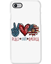 PEACE LOVE AMERICAN Phone Case tile