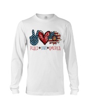 PEACE LOVE AMERICAN Long Sleeve Tee tile