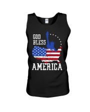 GOD BLESS AMERICA Unisex Tank tile