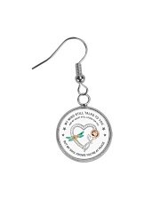 MY MIND STILL TALKS TO YOU Circle Earrings thumbnail