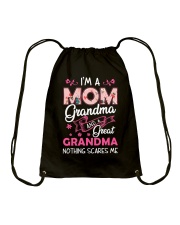 I'm a Mom Grandma and a Great Grandma Drawstring Bag tile