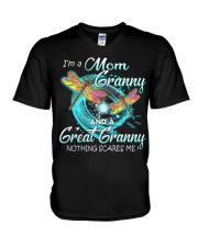 I'm a Mom Granny V-Neck T-Shirt tile