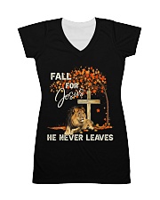 Fall For Jesus He Never Leaves All-Over Dress tile