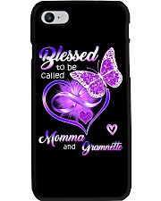 Blessed To Be Called Momma and Gramnette Phone Case tile