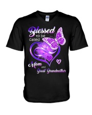 Grandmother V-Neck T-Shirt tile