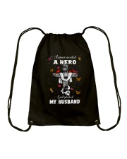 MY HUSBAND Drawstring Bag tile