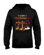 Happy Hallothanksmas Hooded Sweatshirt tile
