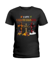 Happy Hallothanksmas Ladies T-Shirt tile
