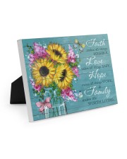 Faith - Love - Hope - Family 10x8 Easel-Back Gallery Wrapped Canvas thumbnail