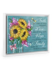 Faith - Love - Hope - Family 14x11 White Floating Framed Canvas Prints thumbnail