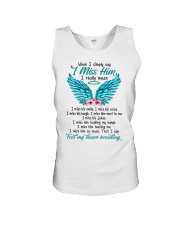 I Miss Him Unisex Tank tile